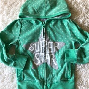 Old navy girls super star hoodie